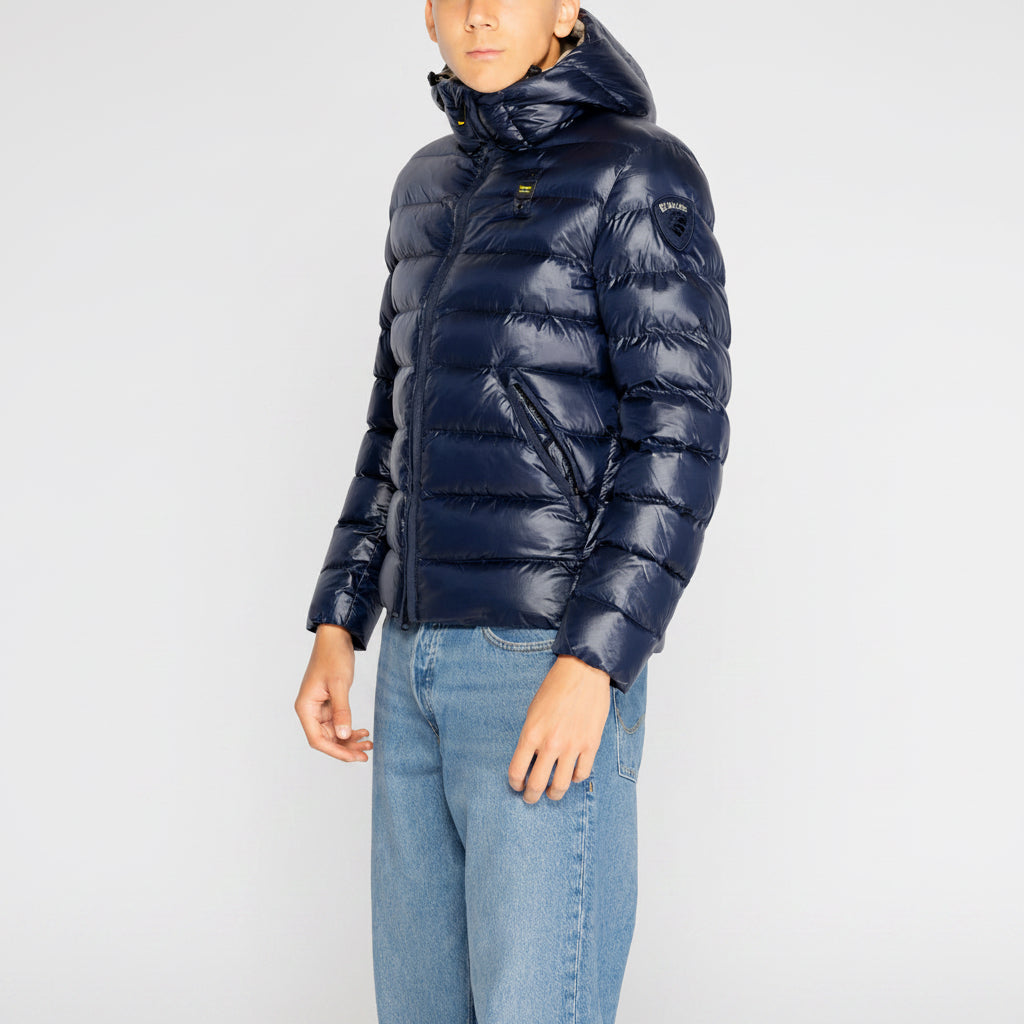 Blauer Vindjakke Herre